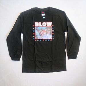 Serial Killer Tshirt Long Sleeve Graphic Tee Black Mens SZ M Vintage Y2K 90s NOS